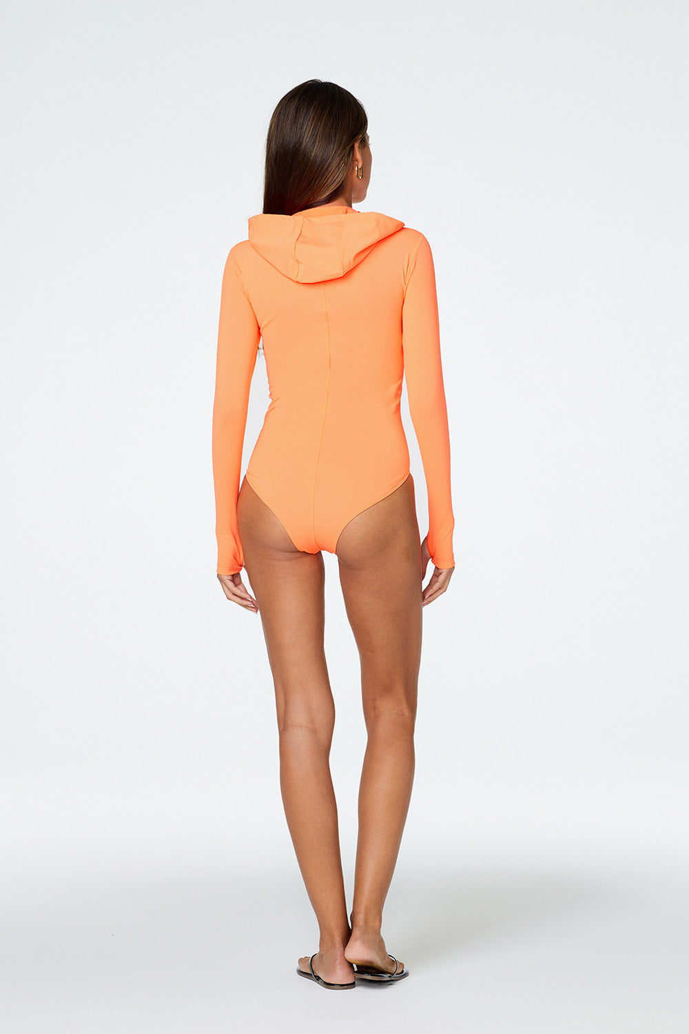 Lola Bodysuit in Neon Orange